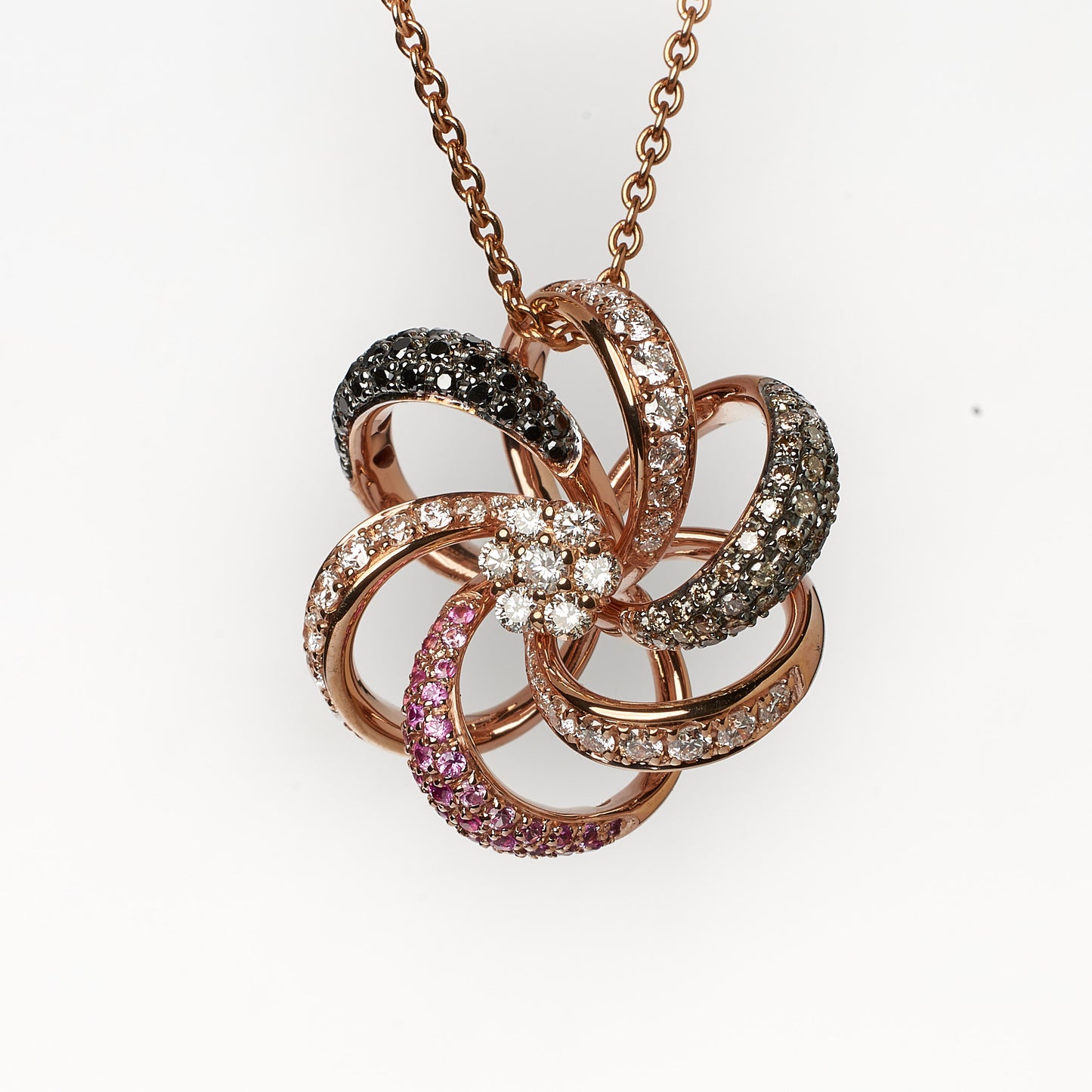 collier fleur de diamants