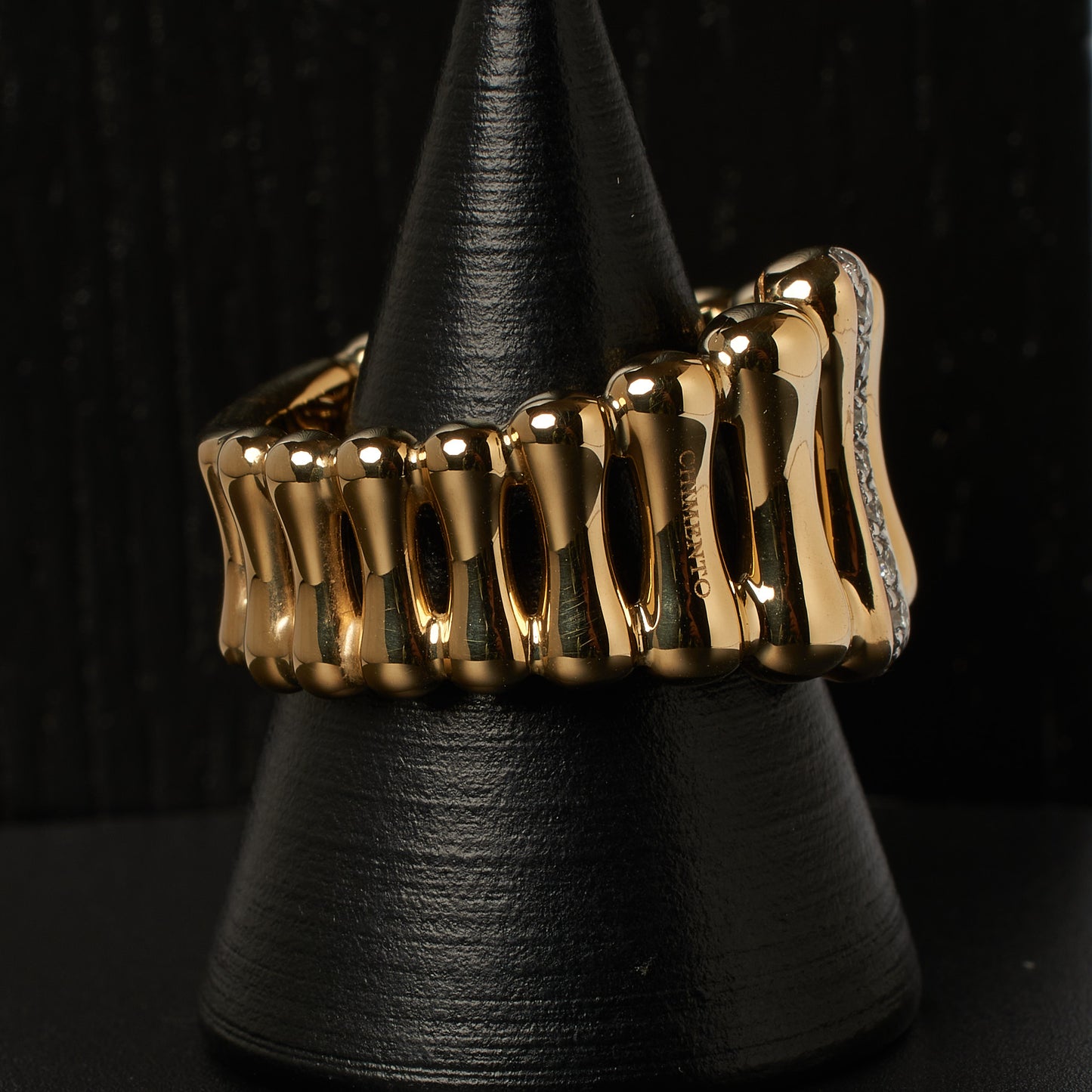 Bague diamants bamboo CHIMENTO