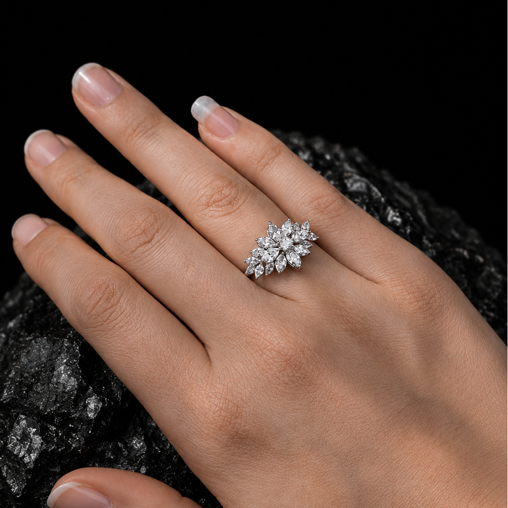 Bague "Edelweiss" - Ligne Vendôme