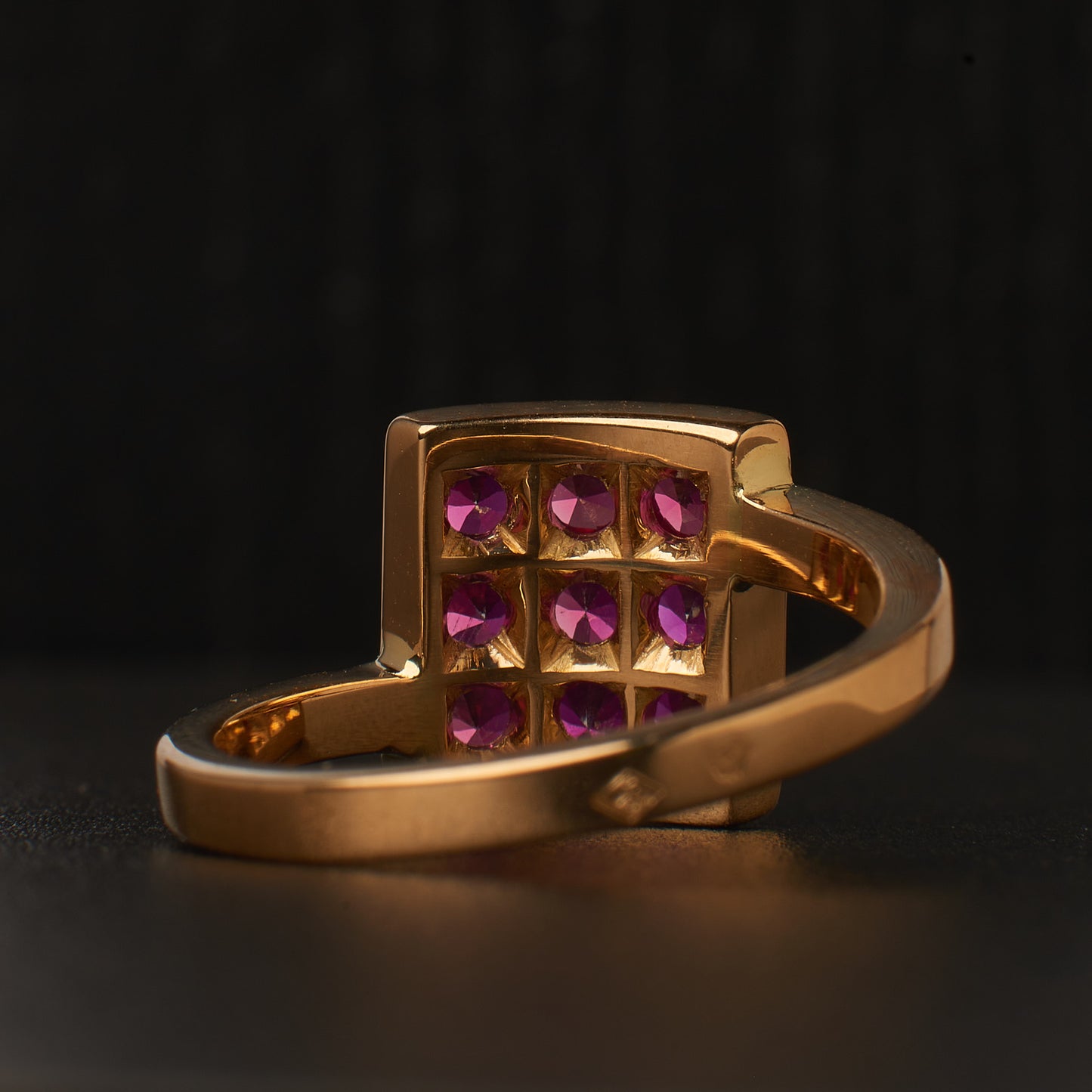 Bague Framboise vue de dos
