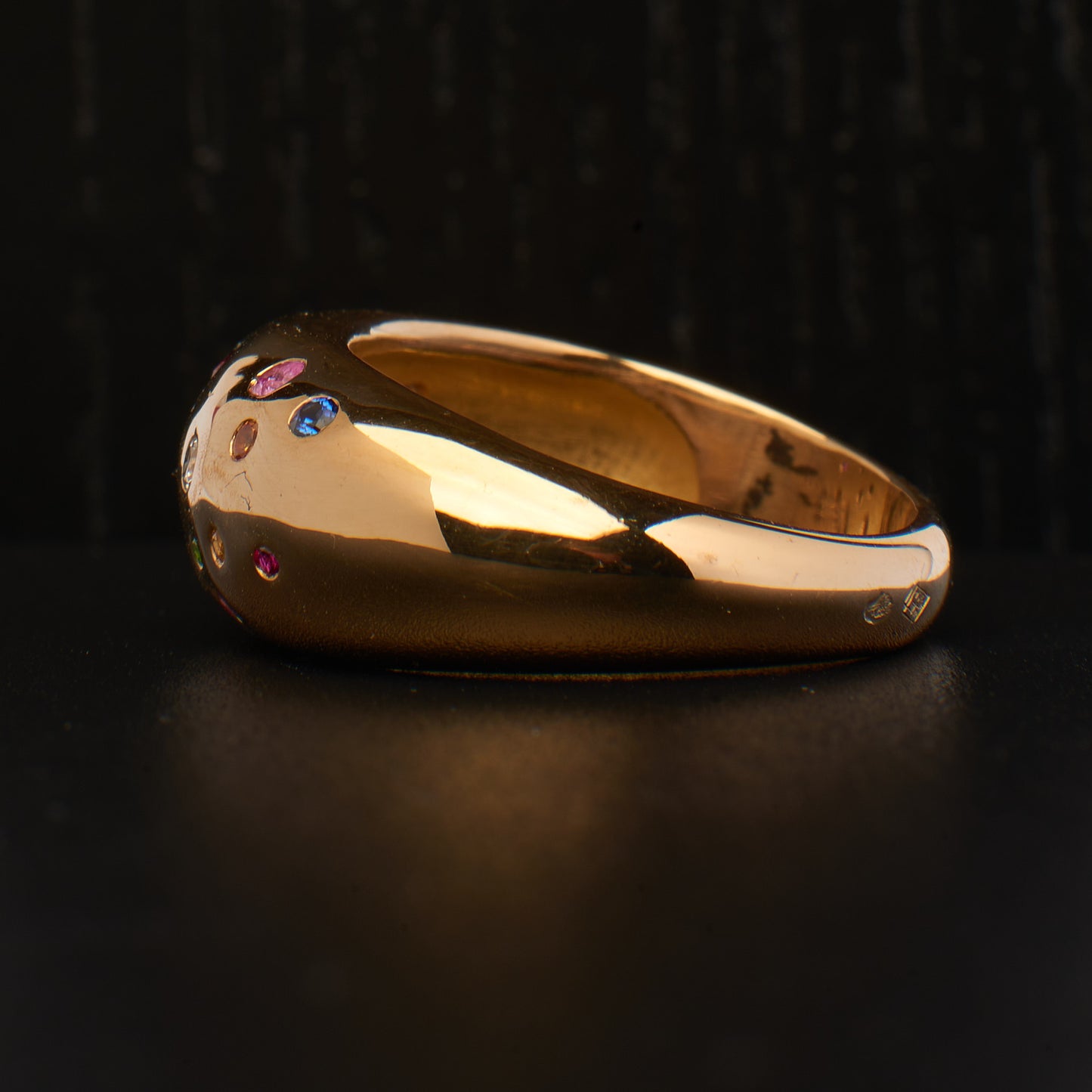 Bague la Nébuleuse vue cote