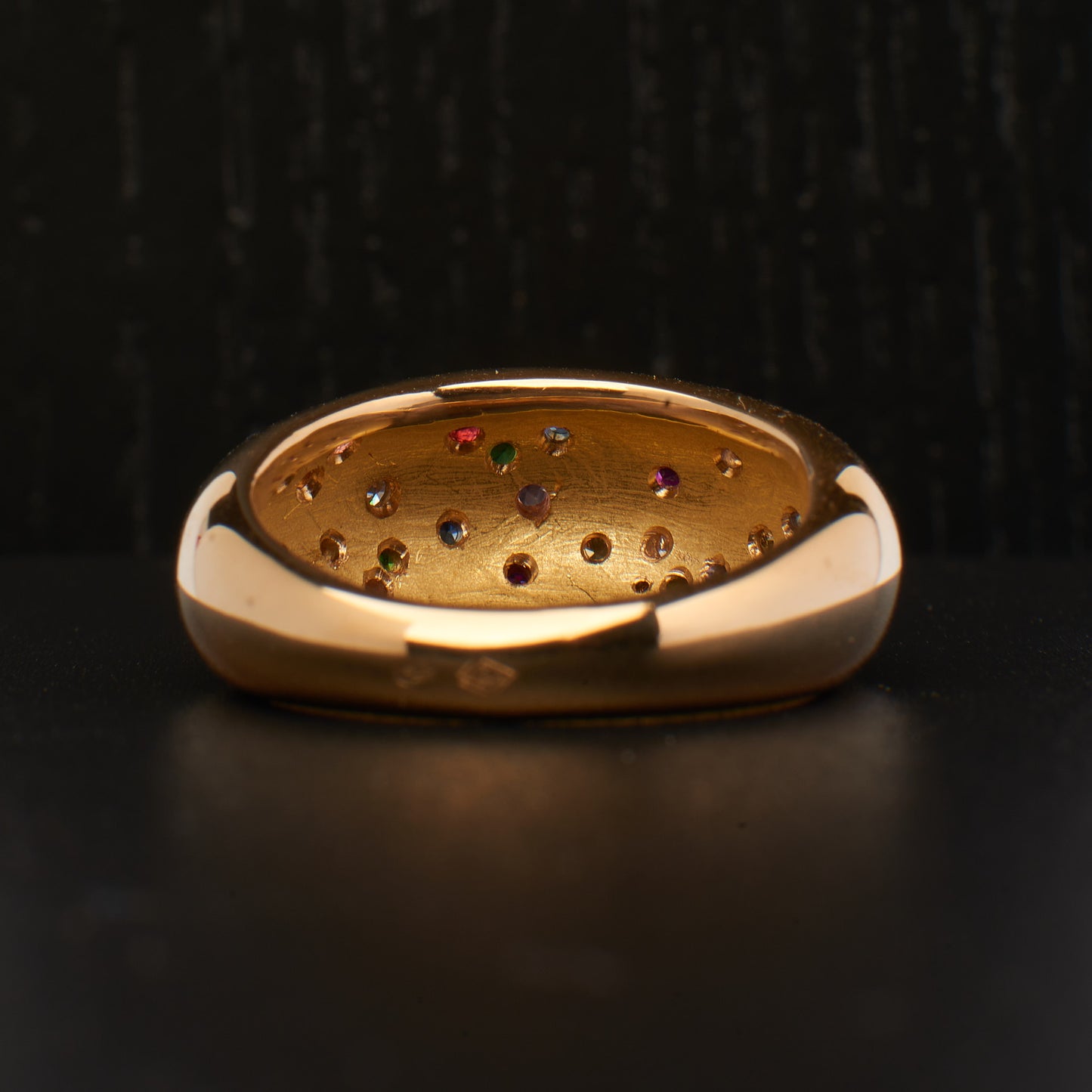 Bague la Nébuleuse vue de dos