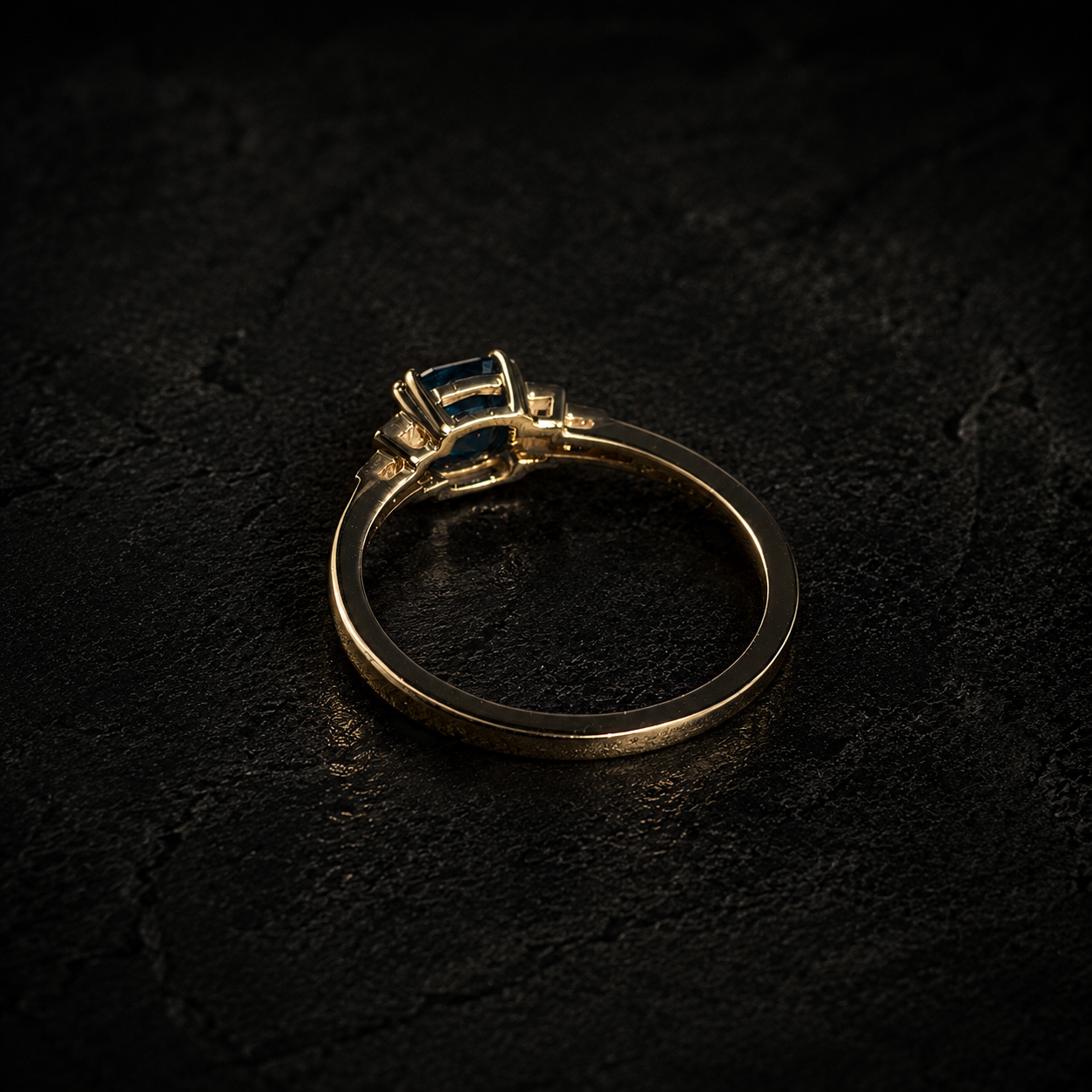 Bague "Rivoli" Topaze Blue London