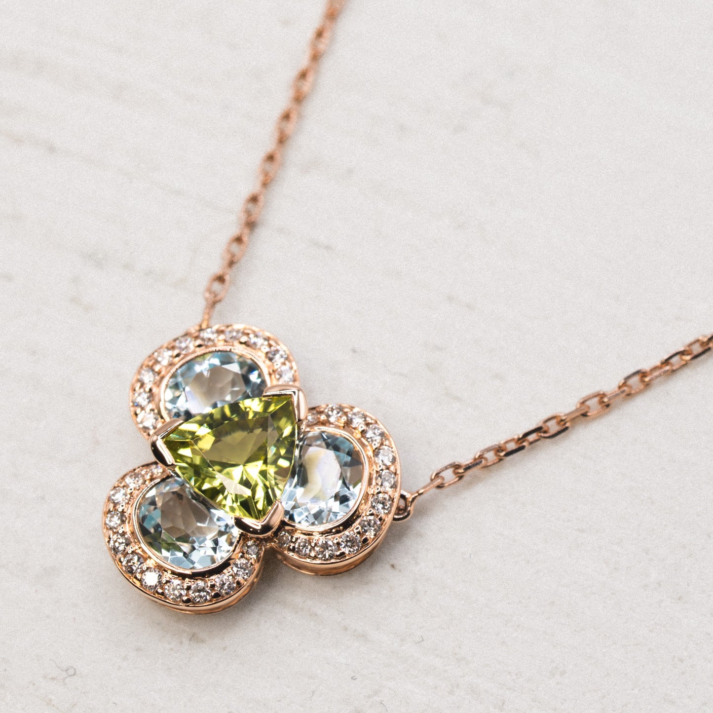 Collier Flora Pensée - Isabelle Langlois