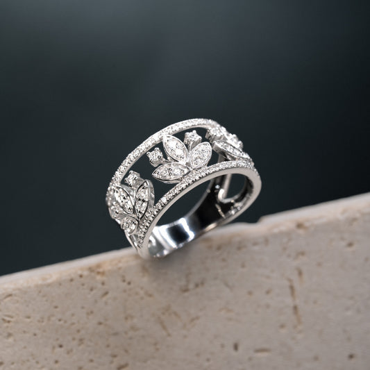 Bague dentelle Lys