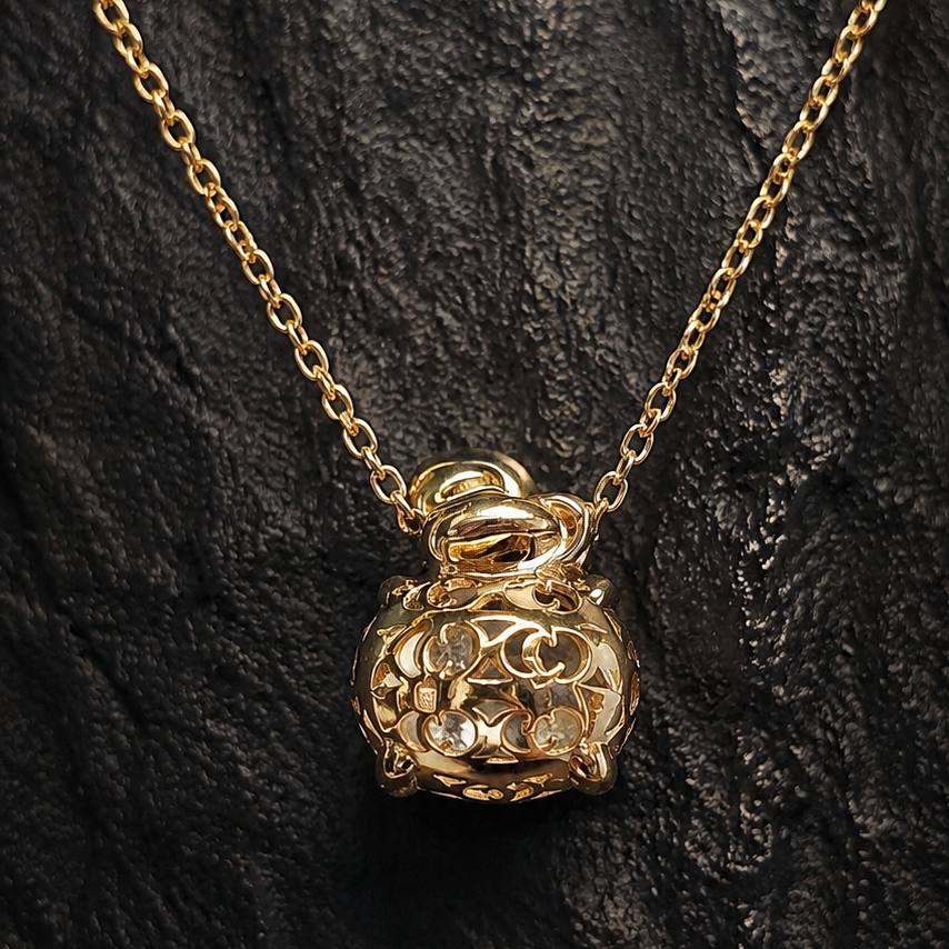 Collier Aigue-Marine blanche et diamant - Chimento