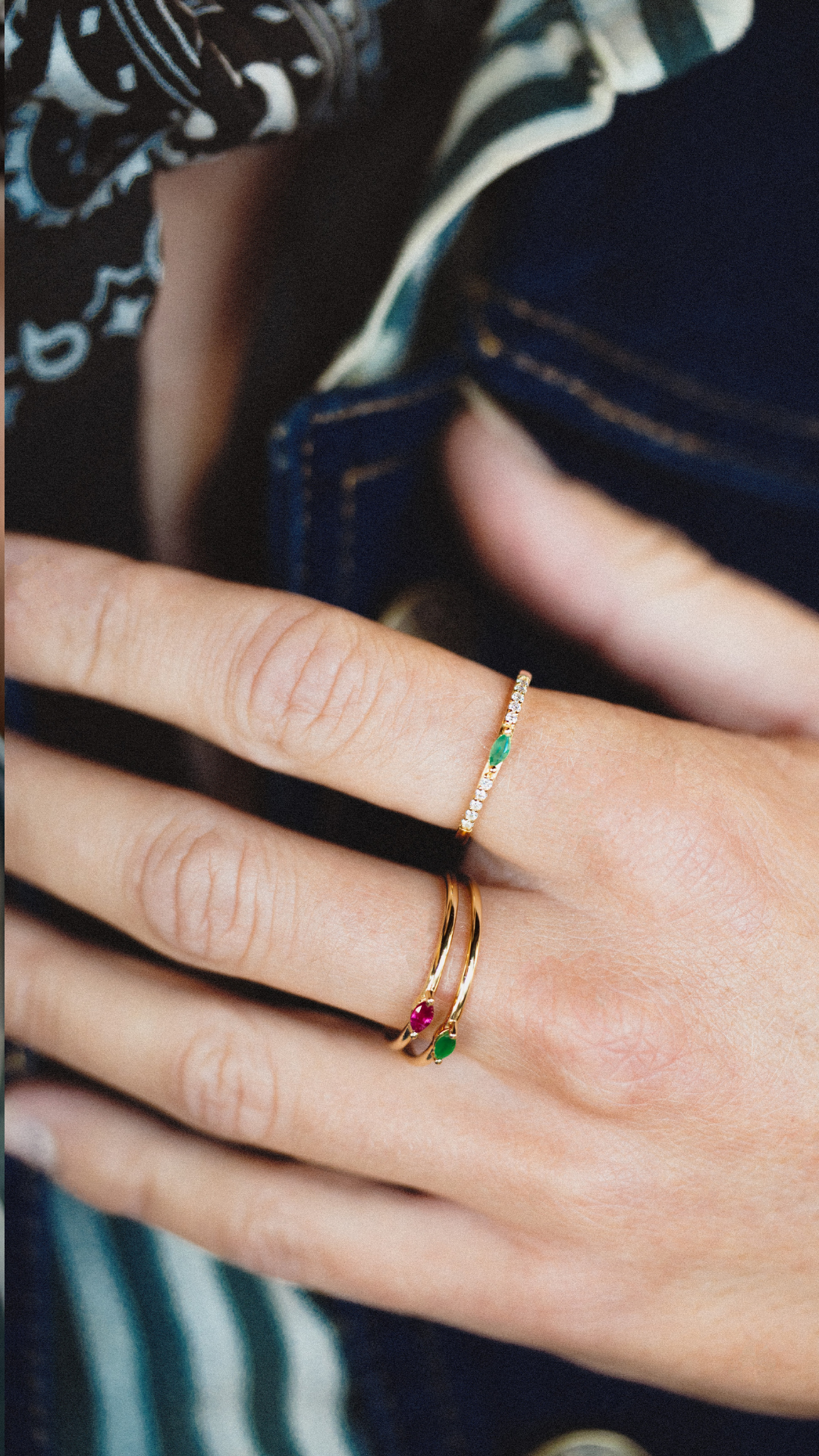 Bague "La Note de Couleur"