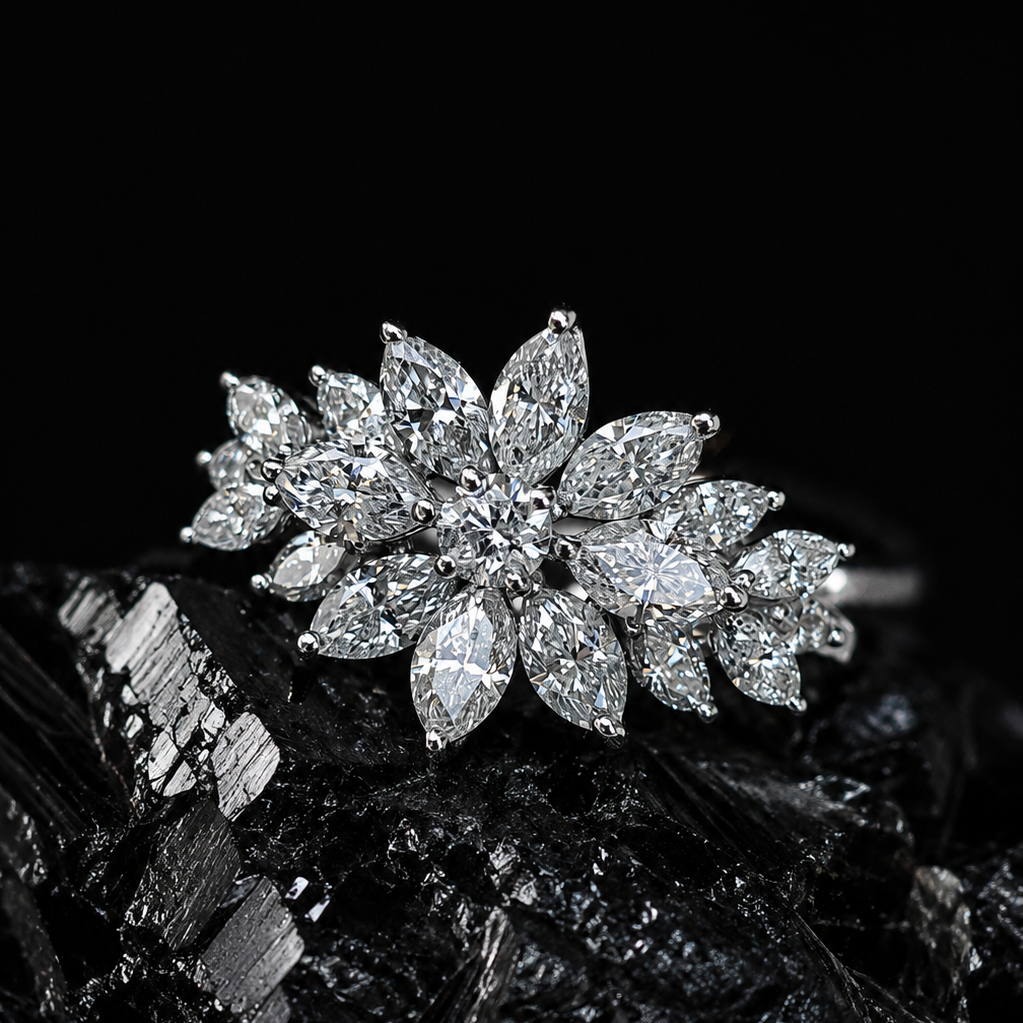 Bague "Edelweiss" - Ligne Vendôme