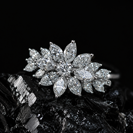 Bague "Edelweiss" - Ligne Vendôme