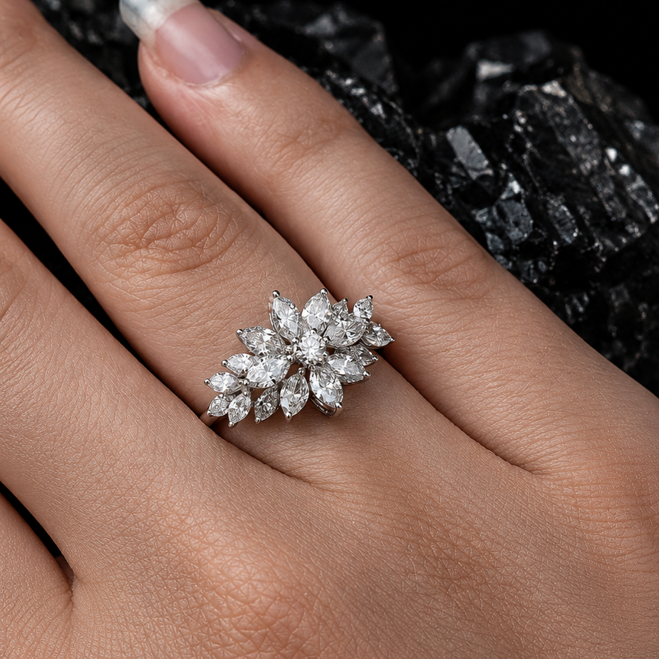 Bague "Edelweiss" - Ligne Vendôme